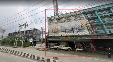 ให้เช่าตึก 4 ห้อง 4 ชั้น ริมถนนรัตนาธิเบศร์  ใกล้สามแยกบางใหญ่