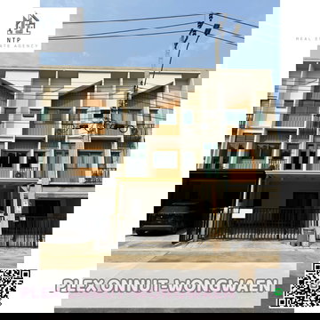 ให้เช่า 🚨 Townhome 3 ชั้น ทำเลดี รถไม่ติด หน้าหมู่บ้านมี Community Mall เดินไปได้เลย ใกล้ Mega Bangna ไม่ถึง 10 นาที บ้านติดถนนสุขาภิบาล2 ใกล้เจโม