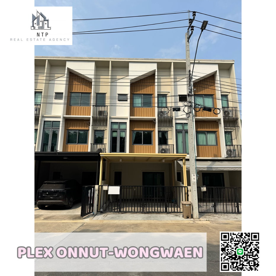 รูป ให้เช่า 🚨 Townhome 3 ชั้น ทำเลดี รถไม่ติด หน้าหมู่บ้านมี Community Mall เดินไปได้เลย ใกล้ Mega Bangna ไม่ถึง 10 นาที บ้านติดถนนสุขาภิบาล2 ใกล้เจโม - รูปที่ 1/45
