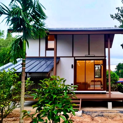 ขายบ้านเดี่ยว : ขายบ้านสำเร็จรูป บ้านโมดูลาร์ สไตล์ loft 1 ห้องนอน 1ห้องน้ำ ระเบียง และมีบ้านสำหรับสัตว์เลี้ยง รับสร้างทั่วประเทศ