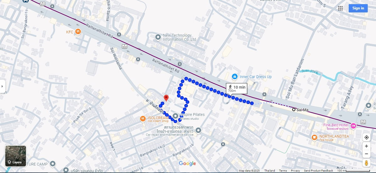 รูป ขายทาวน์เฮาส์ 2 ชั้น ไทรม้า นนทบุรี ห่าง MRT สีม่วง 700 เมตร - รูปที่ 4/7
