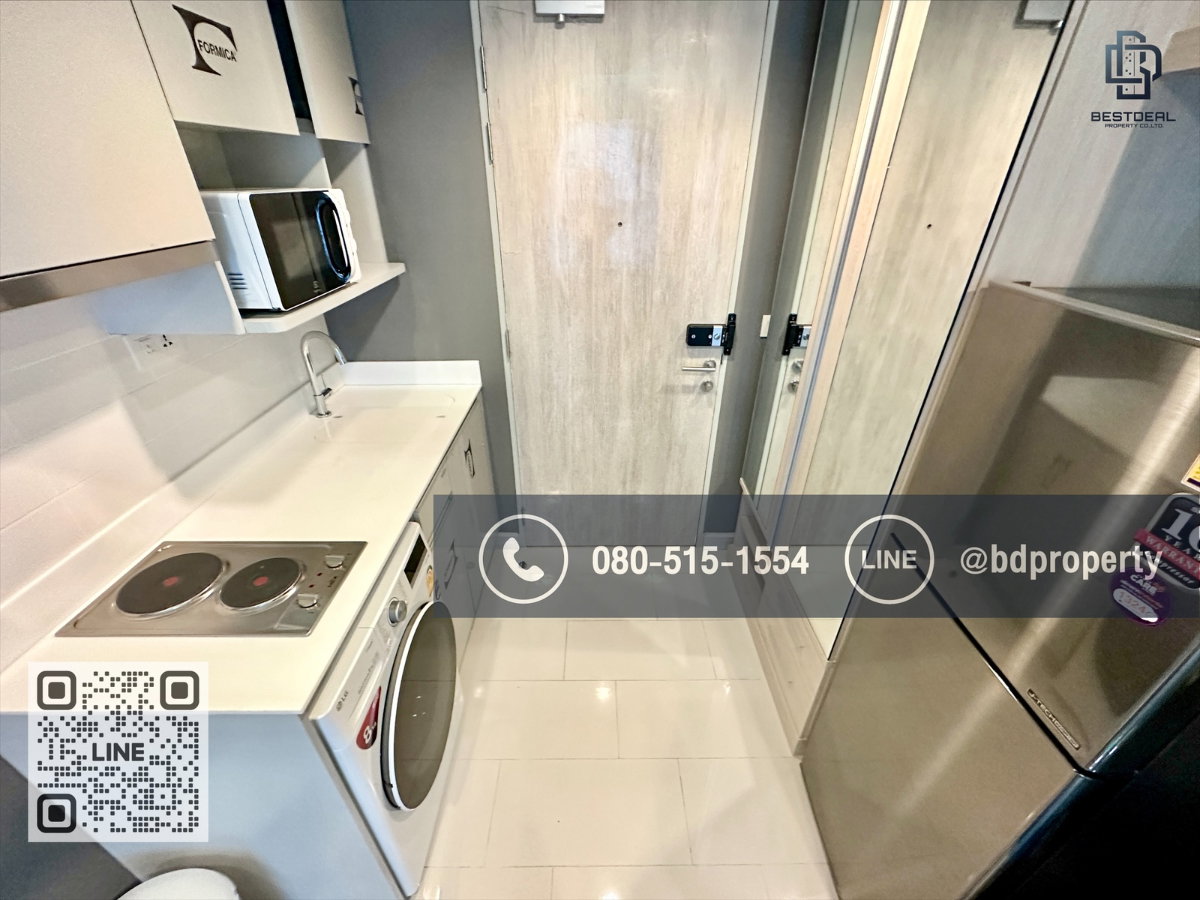 รูป Bestdeal ขายด่วน ห้องสวย บิวท์อินจัดเต็มเฟอร์ครบ 1Bedroom ขายเพียง 4.8 ล้านเท่านั้น  ใกล้MRT และ เซ็นทรัลพระราม 9 เพียง 80 ม. - รูปที่ 6/10