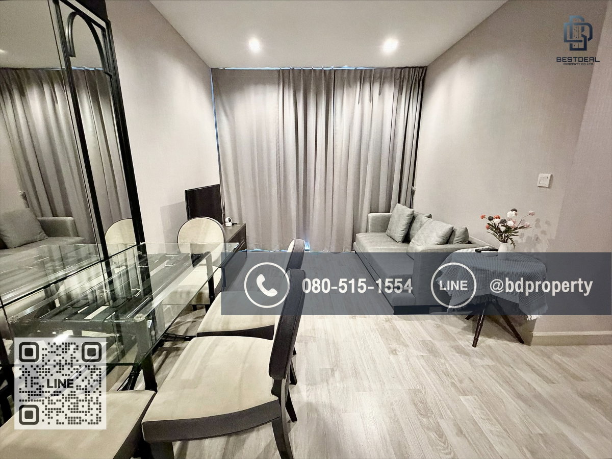 รูป Bestdeal ขายด่วน  2 ห้องนอน 55 ตร.ม.ห้องสวย เครื่องใช้ไฟฟ้าครบพร้อมเข้าอยู่ ขายเพียง 7.5 ล้านเท่านั้น  “IDEO MOBI RAMA 9” ใกล้MRT และ เซ็นทรัลพระราม 9 - รูปที่ 3/14