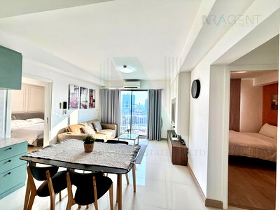 Condos for rent : For Rent Condo FUSE MOBIUS RAM KHAMHAENG-KLONGTON Building 1, Floor 20,2 bed room, Room size 55 sqm