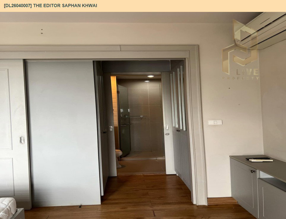 รูป DL26040007 ให้เช่าคอนโด ดิ เอดิเตอร์ สะพานควาย (The Editor Saphan Khwai) ใกล้ BTS สะพานควาย พร้อมเข้าอยู่ โทรด่วน 0800343450 LineID @655ebbvc - รูปที่ 7/11