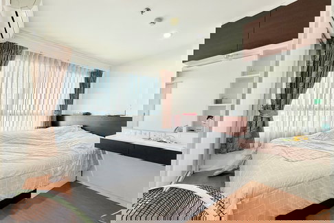 ขายคอนโด ลุมพินี พาร์ค รัตนาธิเบศร์-งามวงศ์วาน เฟอร์บิวท์อิน พร้อมอยู่ 26.13 ตรม. ชั้น 27 ตึก C