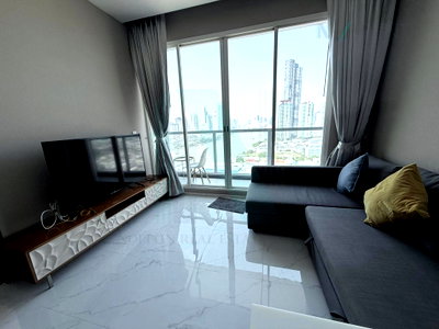 Condos for rent : 🔺 For Rent Condo MENAM RESIDENCES Building A1, Floor 16,1 bed room, Room size 48.00 sqm