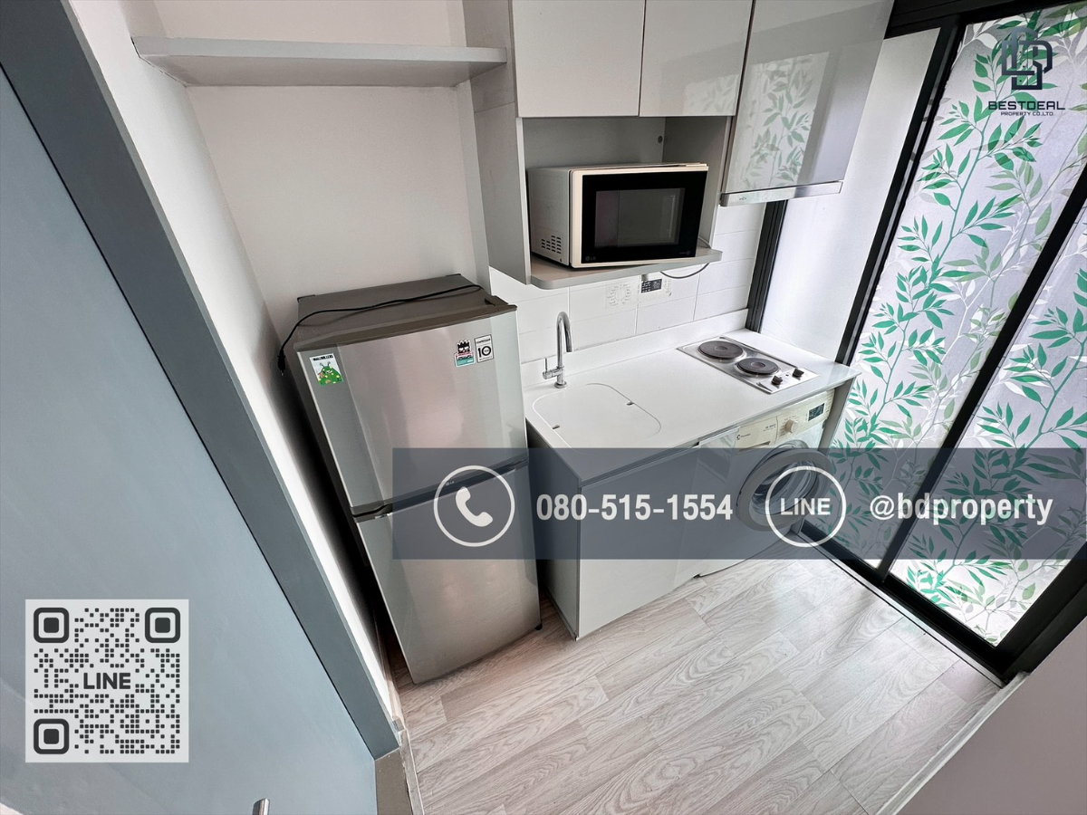 รูป Bestdeal ขายด่วน Studio 22 sqm.ห้องสวย เฟอร์ครบ ขายเพียง 2.99 ล้านเท่านั้น ดูลงทุนไม่ควรพลาด ใกล้MRT และ เซ็นทรัลพระราม 9 เพียง 80 ม. - รูปที่ 10/13