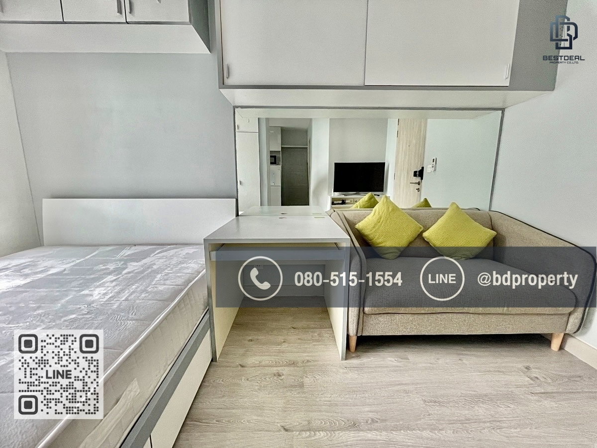 รูป Bestdeal ขายด่วน  Studio 22 sqm.ห้องสวย เฟอร์ครบ ขายเพียง 3.29 ล้าน**พร้อมจองต่อรองได้  ดูลงทุนไม่ควรพลาด ใกล้MRT และ เซ็นทรัลพระราม 9 เพียง 80 ม. - รูปที่ 2/11