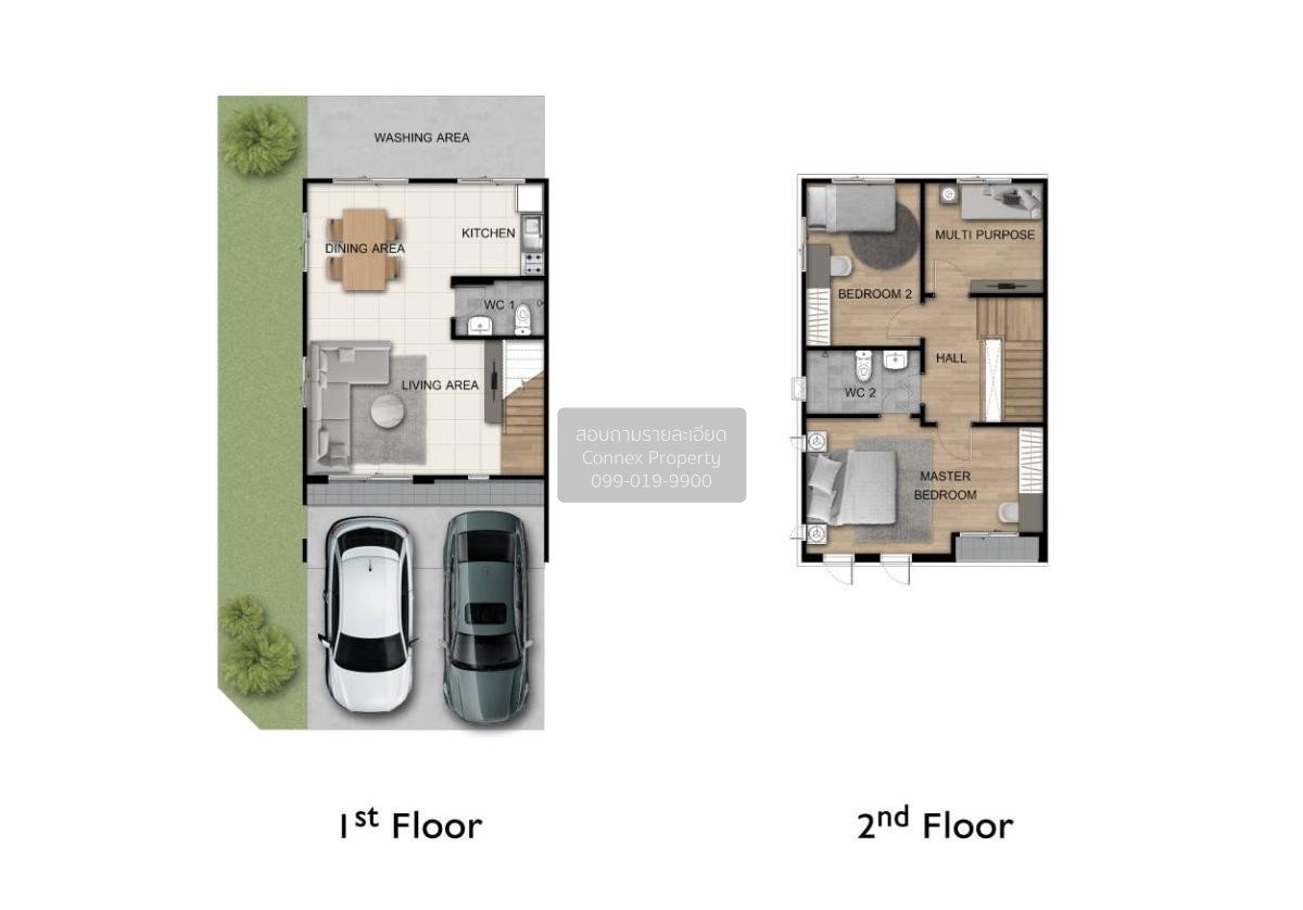 รูป ขายทาวน์เฮ้าส์/ทาวน์โฮม  เดอะแพลนท์ ซิตี้ วงแหวน-ลำลูกกา คลอง 5 BTS-คูคต บึงคำพร้อย ลำลูกกา ปทุมธานี CX-122122 ✅ ทักไลน์ @connexproperty ตอบทันที ทีมงานมืออาชีพ ✅ - รูปที่ 2/2