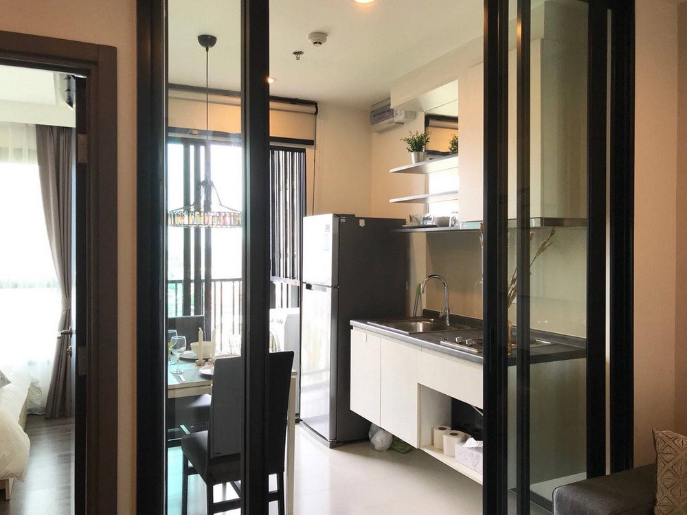 รูป Call : 087-789-4699 (เจ้าของขายเอง) คอนโด เดอะ เบส พาร์ค เวสต์ สุขุมวิท 77 ใกล้ BTS อ่อนนุช 29.57 ตารางเมตร 1 ห้องนอน ชั้น18 วิวสวย ตกแต่งครบ - รูปที่ 7/13