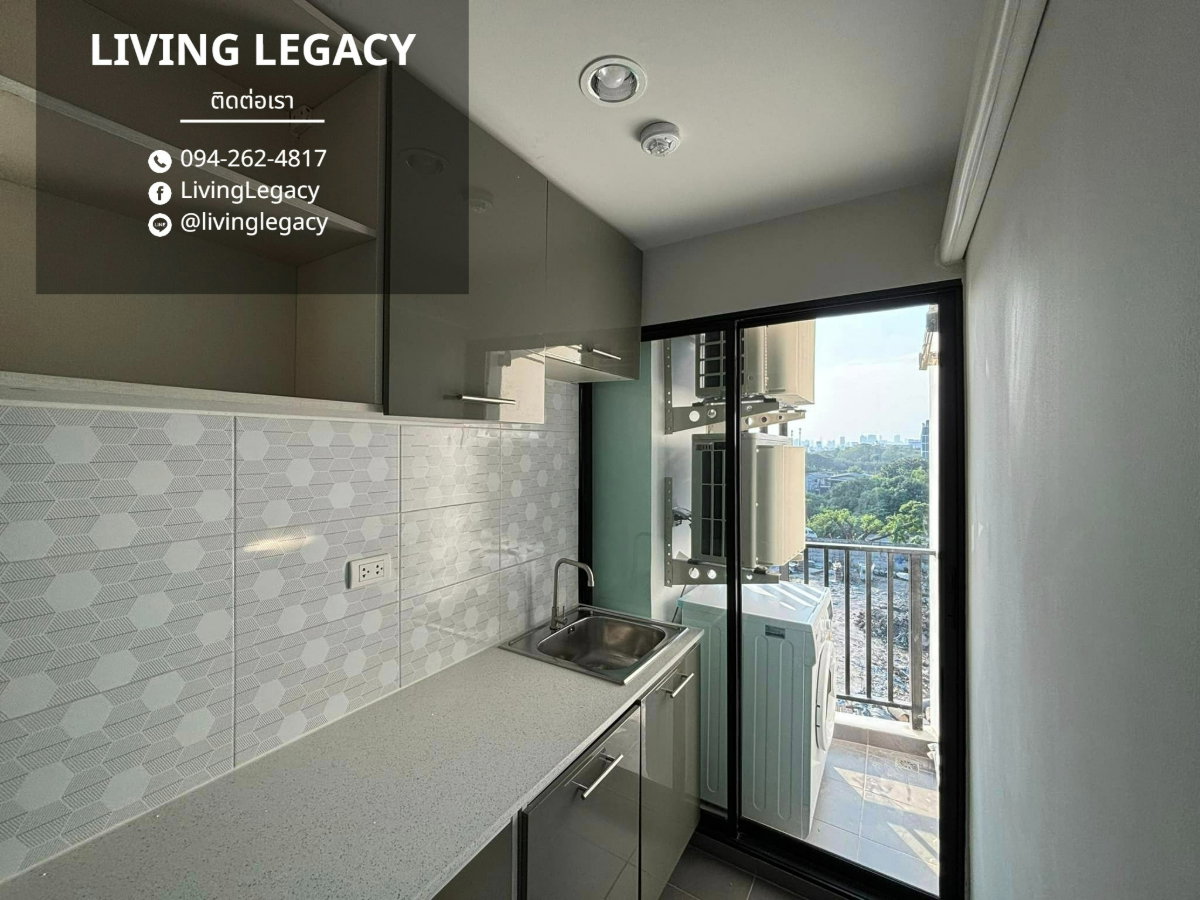 รูป SGBDFG ให้เช่าคอนโด RYE Huamark 30 ตร.ม. ชั้น 8 ตึก A line id : @livinglegacy - รูปที่ 10/12
