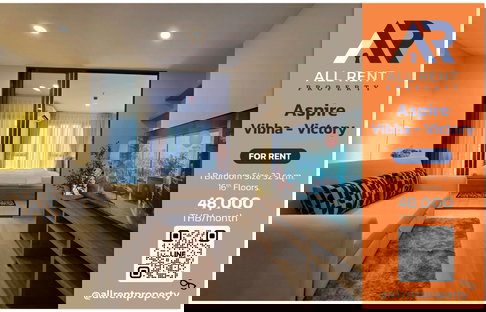 🌟 คอนโดทำเลดี Aspire Vibha - Victory เข้าเมืองง่าย โซนพญาไท–ราชเทวี–ดินแดง ใกล้ BTS, ARL ในงบ 20k