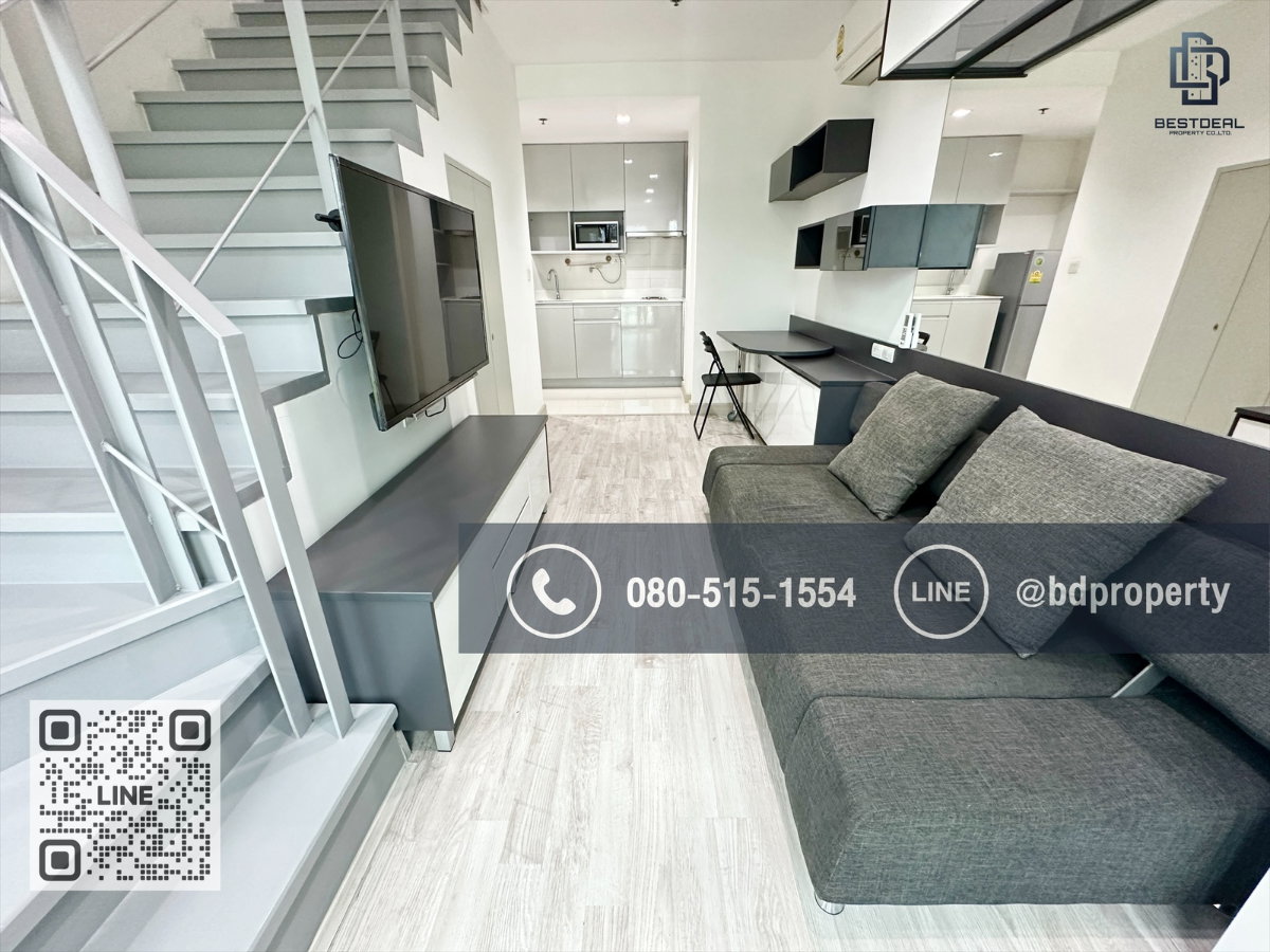 รูป Bestdeal ขายด่วน ราคาดีที่สุดในโครงการ. 2 Bed 45 sqm. ขายเพียง 6.39 ล้านเท่านั้น " DEO MOBI RAMA 9 "ใกล้MRT และ เซ็นทรัลพระราม 9  เพียง 80 ม. - รูปที่ 6/18