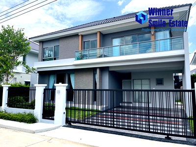 บ้านเดี่ยวให้เช่า : Single house for rent, Perfect Place Sukhumvit 77-Suvarnabhumi Phase 7, location next to Robinson, beautiful house, fully furnished.