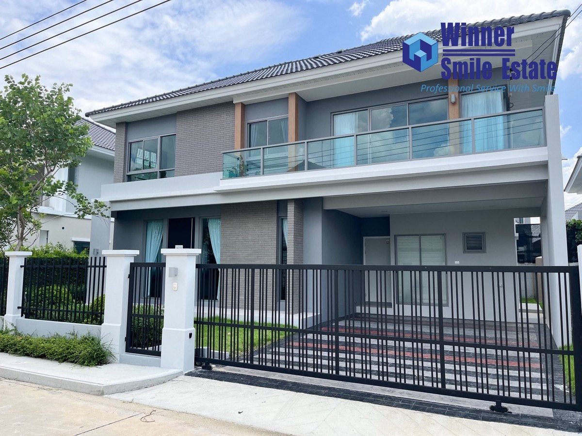 picture Single house for rent, Perfect Place Sukhumvit 77-Suvarnabhumi Phase 7, location next to Robinson, beautiful house, fully furnished. - 1/11