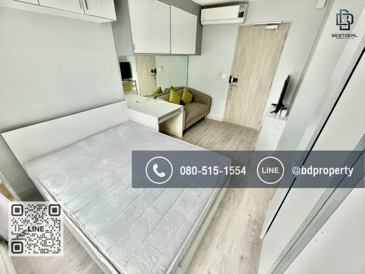 รูป Bestdeal ขายด่วน  Studio 22 sqm.ห้องสวย เฟอร์ครบ ขายเพียง 3.29 ล้าน**พร้อมจองต่อรองได้  ดูลงทุนไม่ควรพลาด ใกล้MRT และ เซ็นทรัลพระราม 9 เพียง 80 ม. - รูปที่ 5/11