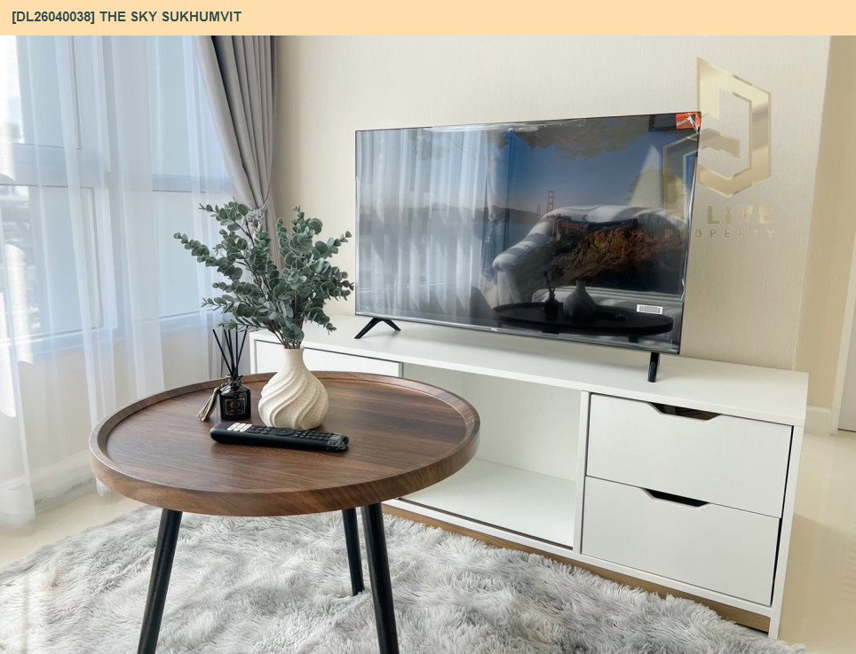 รูป DL26040038 ให้เช่าคอนโด เดอะ สกาย สุขุมวิท (The Sky Sukhumvit) ใกล้ BTS อุดมสุข พร้อมเข้าอยู่ โทรด่วน 0653619502 LineID @897iyzll - รูปที่ 7/11