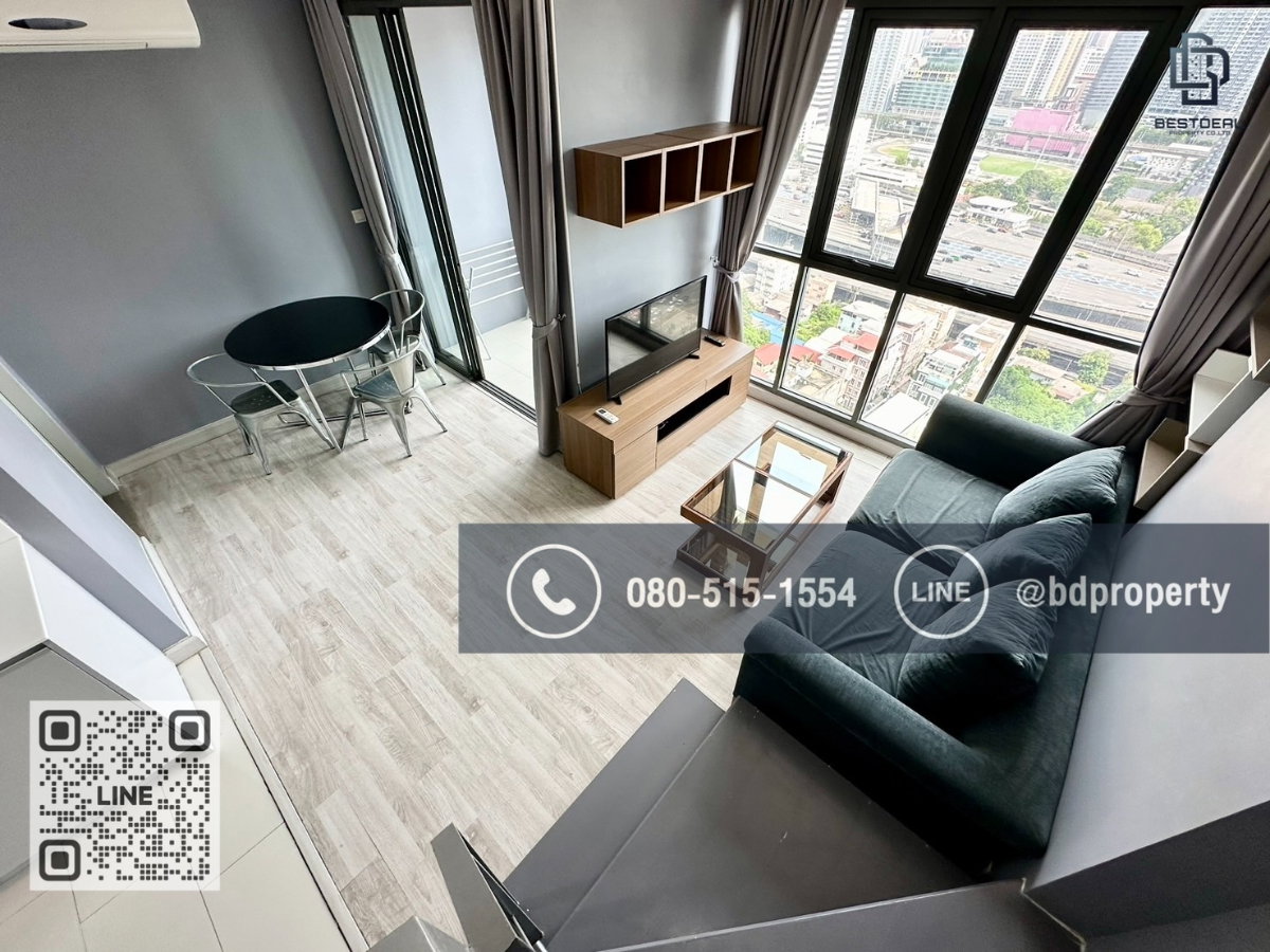 รูป Bestdeal ขายด่วน "Ideo Mobi rama9" Duplex 2 Bed  ห้องสวย เครื่องใช้ไฟฟ้าครบ  ขายเพียง 7.59 ล้านเท่านั้น ใกล้MRTและเซ็นทรัลพระราม 9 เพียง 80 ม. - รูปที่ 5/16