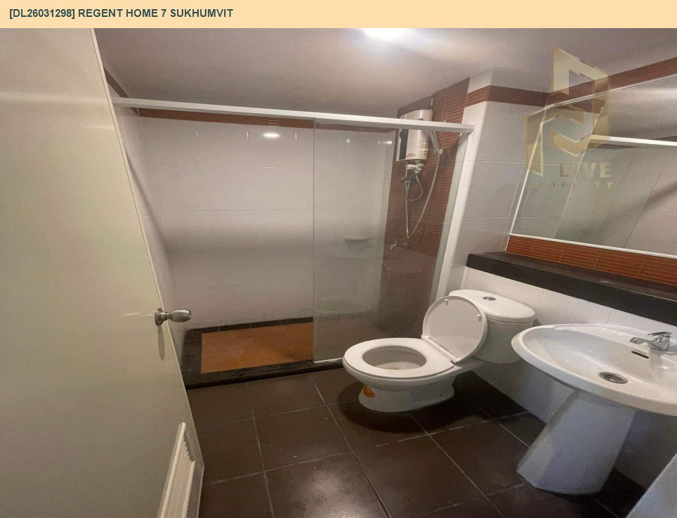 รูป DL26031298 ให้เช่าคอนโด รีเจ้นท์ โฮม 7 สุขุมวิท (Regent Home 7 Sukhumvit) ใกล้ BTS บางนา พร้อมเข้าอยู่ โทรด่วน 0800343450 LineID @655ebbvc - รูปที่ 6/6