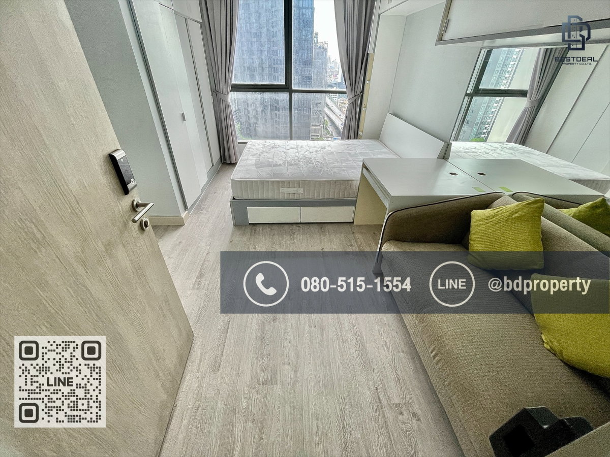 รูป Bestdeal ขายด่วน  Studio 22 sqm.ห้องสวย เฟอร์ครบ ขายเพียง 3.29 ล้าน**พร้อมจองต่อรองได้  ดูลงทุนไม่ควรพลาด ใกล้MRT และ เซ็นทรัลพระราม 9 เพียง 80 ม. - รูปที่ 3/11