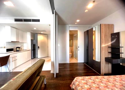 Condos for rent : Nara 9, fully furnished 1-bedroom 39 sq m, 25,000 baht.