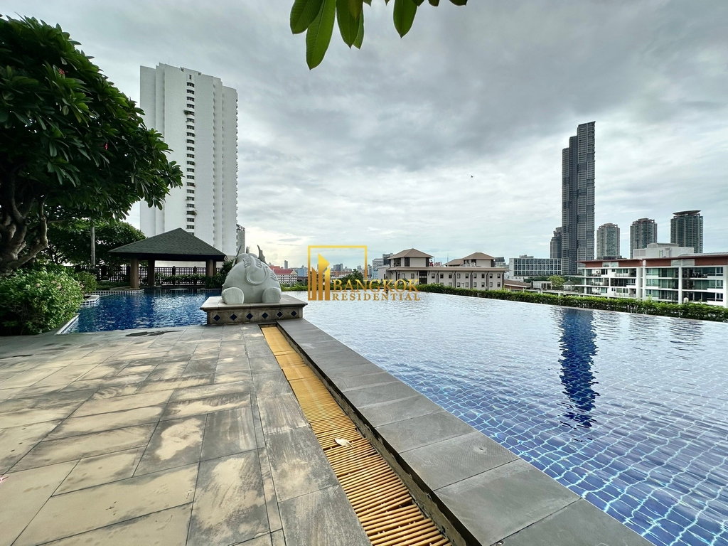 รูป Baan Sathorn Chaophraya | Spacious 2 Bedroom Riverside Condo For Rent - BR15914CD - รูปที่ 23/31