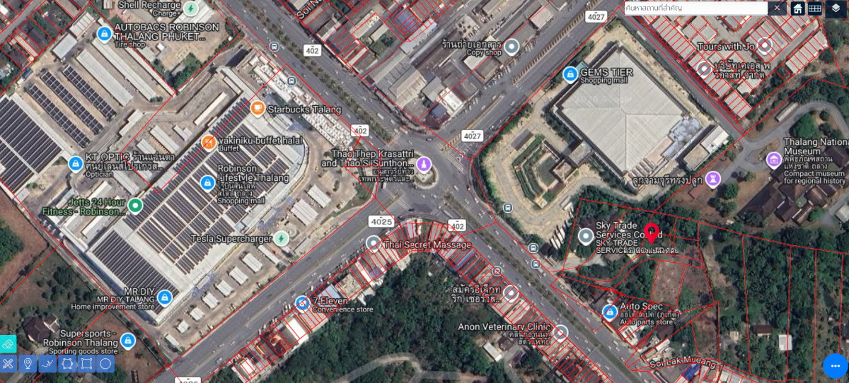 รูป ให้เช่าที่ดิน ใกล้ Robinson ถลาง ภูเก็ต - รูปที่ 2/2