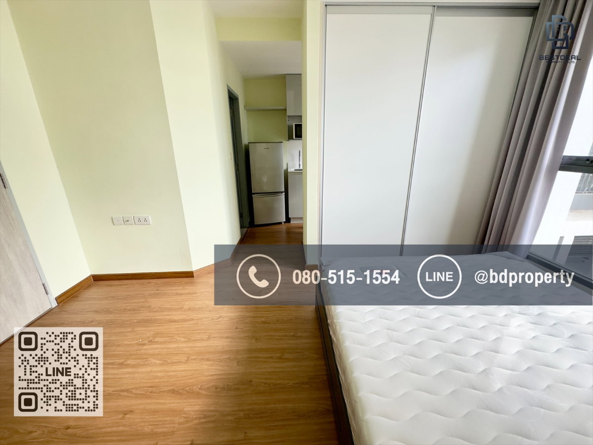 รูป Bestdeal ขายด่วน  Studio 22 sqm.ห้องใหม่ สวย พร้อมเฟอร์นิเจอร์ ขายเพียง 3.25 ล้านเท่านั้น  อยู่เองหรือ ดูลงทุนไม่ควรพลาด ใกล้MRT และ เซ็นทรัลพระราม 9  - รูปที่ 6/11