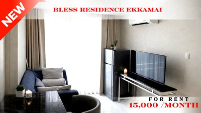 เช่าคอนโด BTS เอกมัย : 🍀🍀🍀 Good Deal❤️‍🔥ให้เช่า📌 เบลส เรสสิเด้นซ์ เอกมัย(Line:@rent2022)BTS เอกมัย✨พร้อมเข้าอยู่🌼A11061