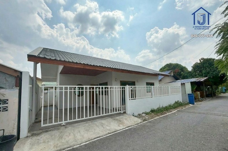 รูป ขายบ้านเดี่ยวชั้นเดียว 45 ตารางวา ถนนเลียบคลองนายเฉลิม ซอยเจียมเจริญ 7 บางบัวทอง นนทบุรี  - รูปที่ 1/10
