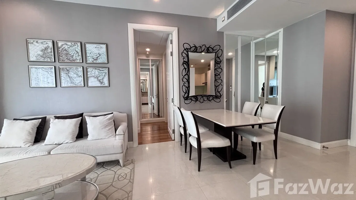 รูป คอนโดให้เช่า 2 ห้องนอน ในโครงการ คิว หลังสวน 6153243 - รูปที่ 3/12