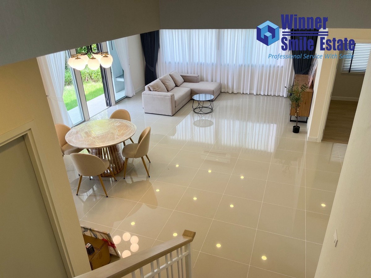 picture Single house for rent, Perfect Place Sukhumvit 77-Suvarnabhumi Phase 7, location next to Robinson, beautiful house, fully furnished. - 2/11