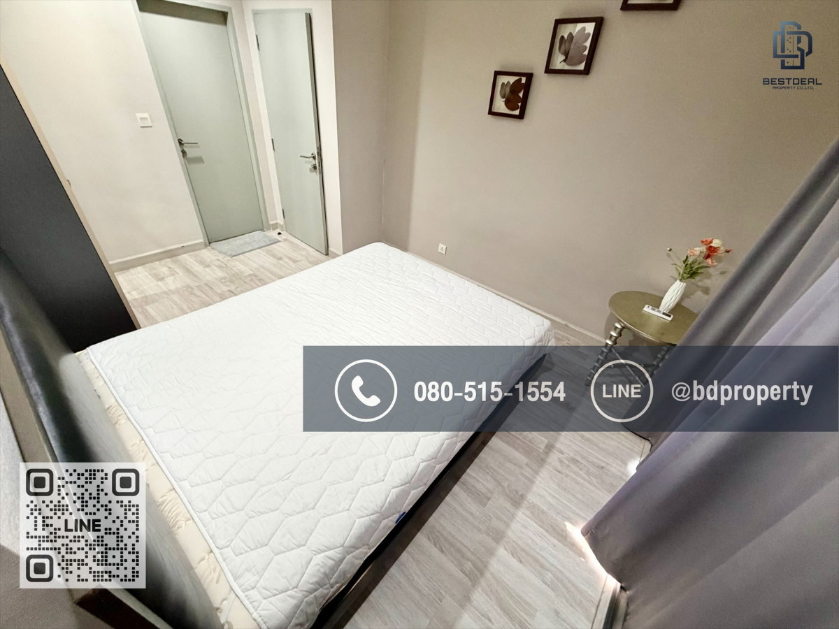 รูป Bestdeal ให้เช่าด่วน!!!ราคา 26,000/เดือน  2 ห้องนอน 55 sqm. เฟอร์นิเจอร์และเครื่องใช้ไฟฟ้าครบพร้อมเข้าอยู่ ใกล้MRT และ เซ็นทรัลพระราม 9 เพียง 80 ม. - รูปที่ 8/17