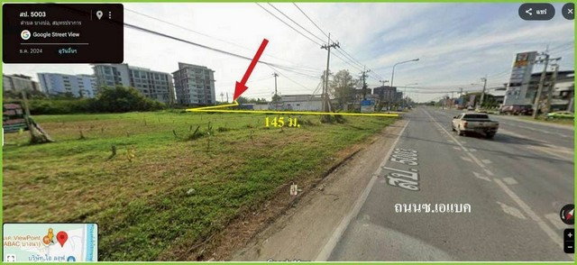 รูป ให้เช่าที่ดินถมแล้วแปลงสวย 380 ตรว. ผังสีส้ม ใกล้ ม.เอแบค บางนา เหมาะทำสำนักงาน โกดังสินค้า - รูปที่ 4/6