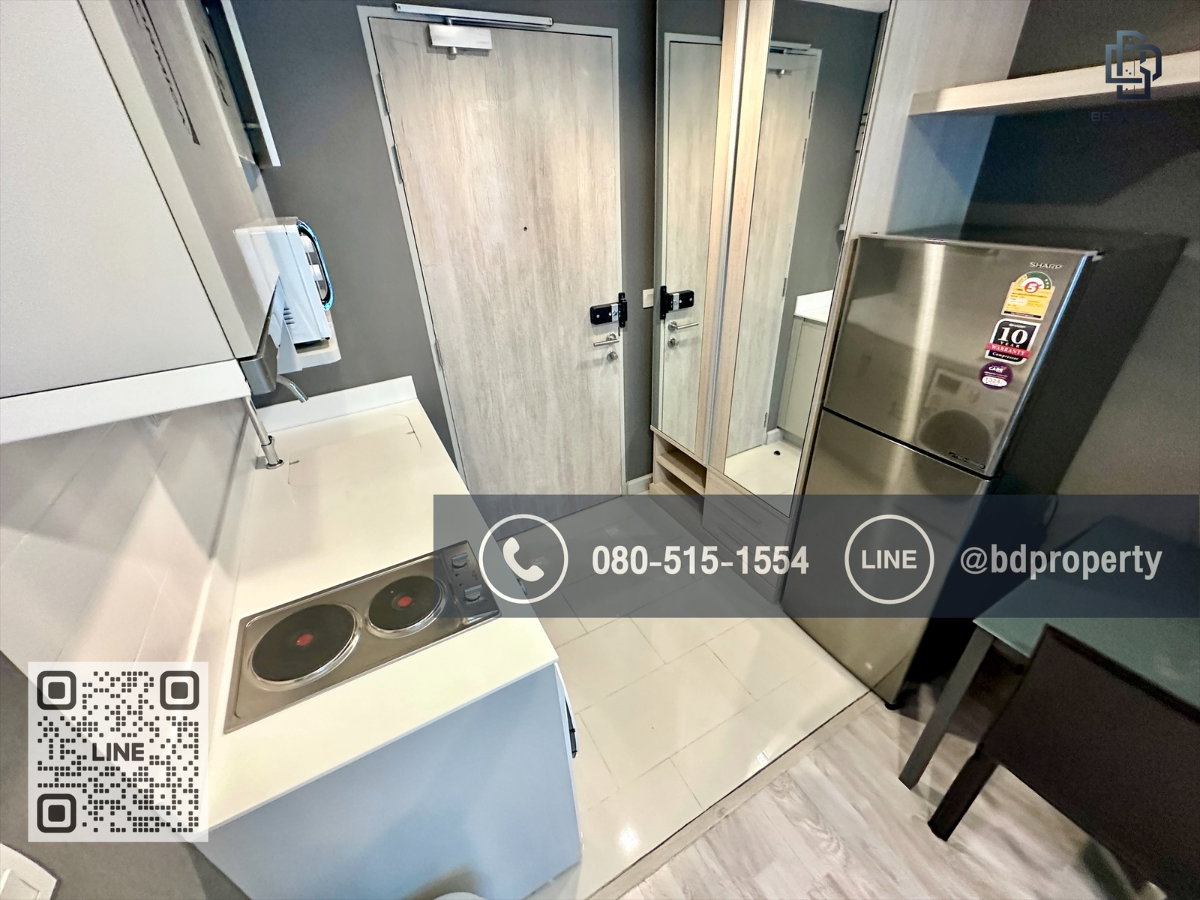 รูป Bestdeal ขายด่วน ห้องสวย บิวท์อินจัดเต็มเฟอร์ครบ 1Bedroom ขายเพียง 4.8 ล้านเท่านั้น  ใกล้MRT และ เซ็นทรัลพระราม 9 เพียง 80 ม. - รูปที่ 7/10