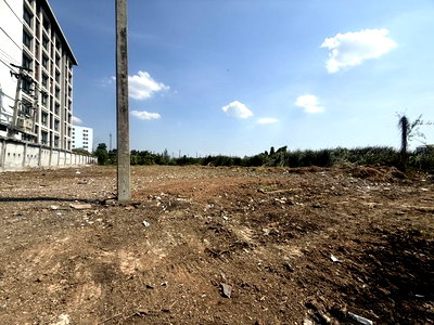 เช่าที่ดิน รพ.รวมชัยประชารักษ์ : ให้เช่าที่ดินถมแล้วแปลงสวย 380 ตรว. ผังสีส้ม ใกล้ ม.เอแบค บางนา เหมาะทำสำนักงาน โกดังสินค้า