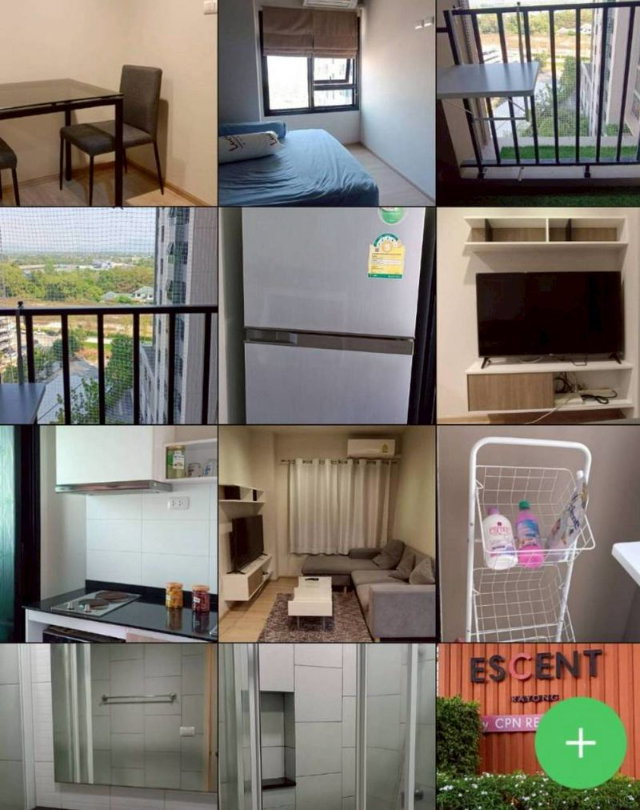 รูป ห้องว่างให้เช่า คอนโด Escent Rayong วิวเขา เห็นห้างเซ็นทรัลระยอง ชั้น 10 - รูปที่ 2/17