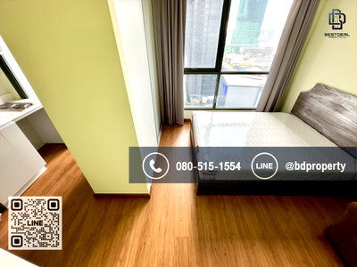ขายคอนโด : Bestdeal ขายด่วน  Studio 22 sqm.ห้องใหม่ สวย พร้อมเฟอร์นิเจอร์ ขายเพียง 3.25 ล้านเท่านั้น  อยู่เองหรือ ดูลงทุนไม่ควรพลาด ใกล้MRT และ เซ็นทรัลพระราม 9 