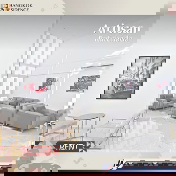 เช่าคอนโด 🌆 Artisan Ratchada ใกล้ MRT ห้วยขวาง 2นอน 75ตรม 26k 🌠 ห้องทำใหม่ เฟอร์ครบ พร้อมเข้าอยู่