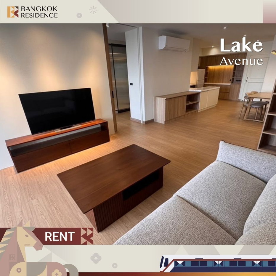 รูป Condo for Rent 💎Lake Avenue near BTS Asoke, 1BR 93sqm 55k, Spacious unit, Best prices in the project 💙 - รูปที่ 1/7