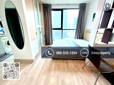 Condos for sale Social Security Office Bangkok Area 3 : BESTDEAL FOR SELL Ideo Mobi Rama 9 studio room 22sqm.Special Price 2.99 MB Near Phraram Kao 9 MRT Station 80 meters