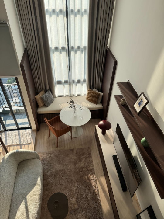 รูป ✨For rent IDEO Rama9-Asoke เฟอร์นิเจอร์และเครื่องใช้ไฟฟ้าครบ พร้อมอยู่ ใกล้ MRT พระราม 9-RW007825 - รูปที่ 9/12