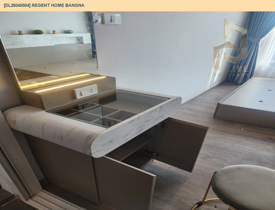 รูป DL26040003 ให้เช่าคอนโด รีเจ้นท์ โฮม วุฒากาศ (Regent Home Wutthakat) ใกล้ BTS วุฒากาศ พร้อมเข้าอยู่ โทรด่วน 0656133286 LineID @534wlwof - รูปที่ 8/9