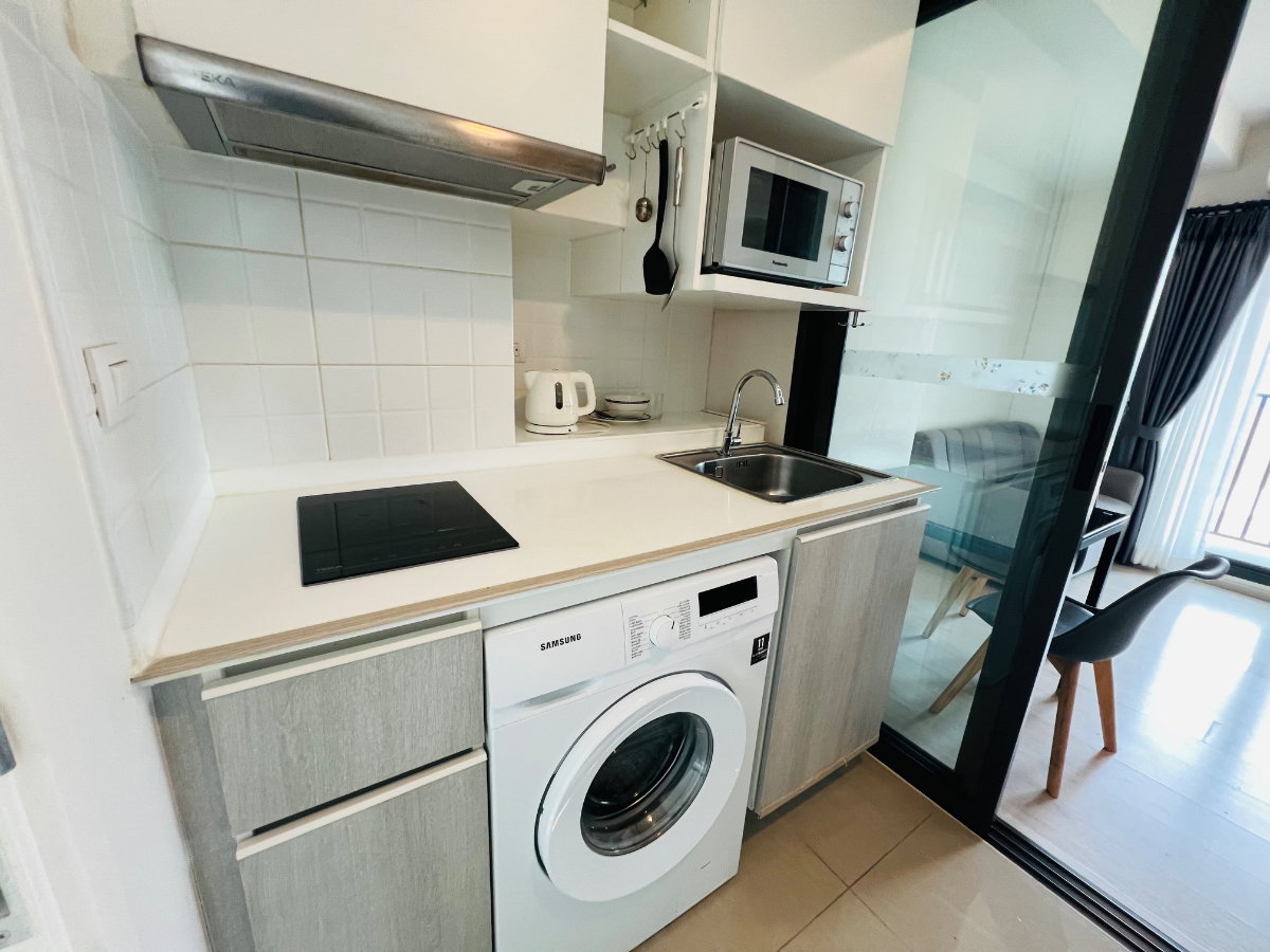 รูป ✅ให้เช่า escent park ville ห้องริม 1ห้องนอน 12,000บาท ☎️064-792-4426(เบญ) - รูปที่ 5/21