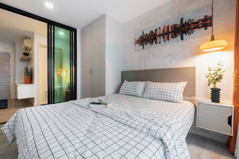 ให้เช่าคอนโด พอส สุขุมวิท 115 อาคาร 0 ชั้น 8 1 ห้องนอน ขนาด 29 ตรม ใกล้ Big C Jumbo สำโรง