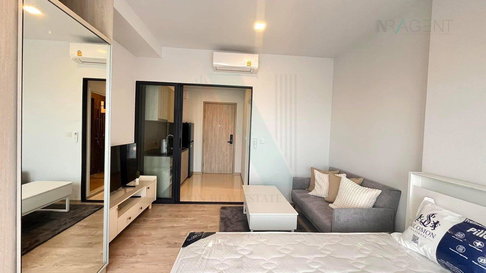 🎉 For Rent Condo THE TREE PATTANAKARN-EKKAMAI Building 1, Floor 25,Studio, Room size 26 sqm