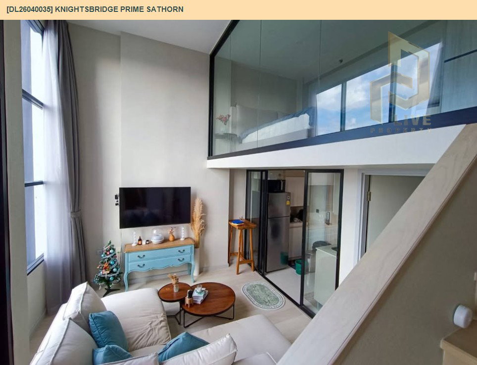 รูป DL26040035 ให้เช่าคอนโด ไนท์บริดจ์ ไพร์ม สาทร (Knightsbridge Prime Sathorn) ใกล้ BTS ช่องนนทรี พร้อมเข้าอยู่ โทรด่วน 0653619502 LineID @897iyzll - รูปที่ 5/8