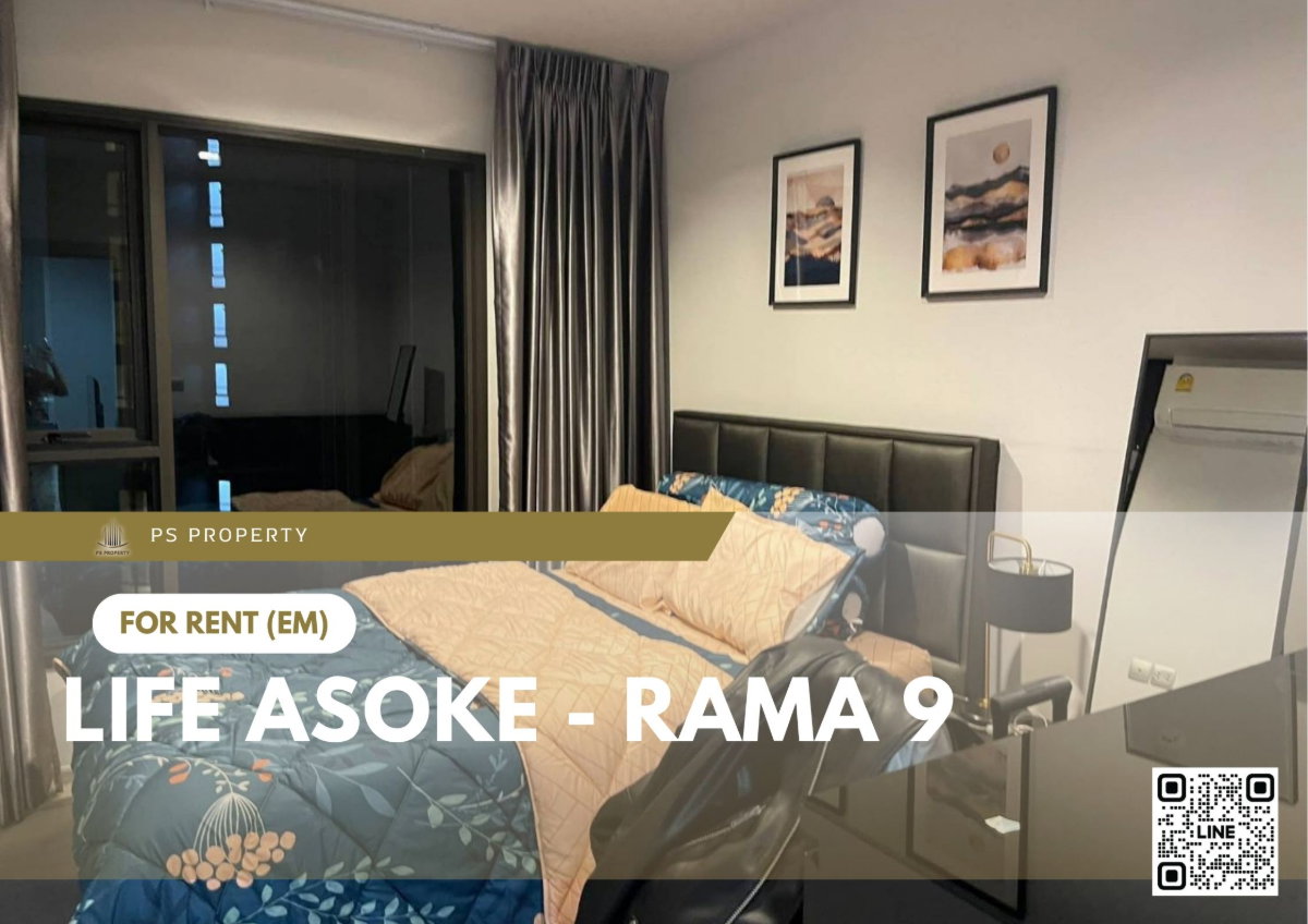 รูป ให้เช่า 🔥 Life Asoke - Rama 9 🔥 เฟอร์นิเจอร์ และ เครื่องใช้ไฟฟ้าครบ ใกล้ Central พระราม 9 - รูปที่ 1/9