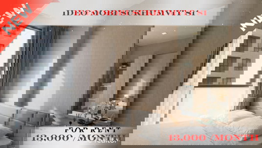 รูปภาพ 🍀🍀🍀 Fully furnished💝 ให้เช่า📌 ไอดีโอ โมบิ สุขุมวิท81 (Line:@rent2022)BTS อ่อนนุช ✨พร้อมเข้าอยู่🌼A02541
